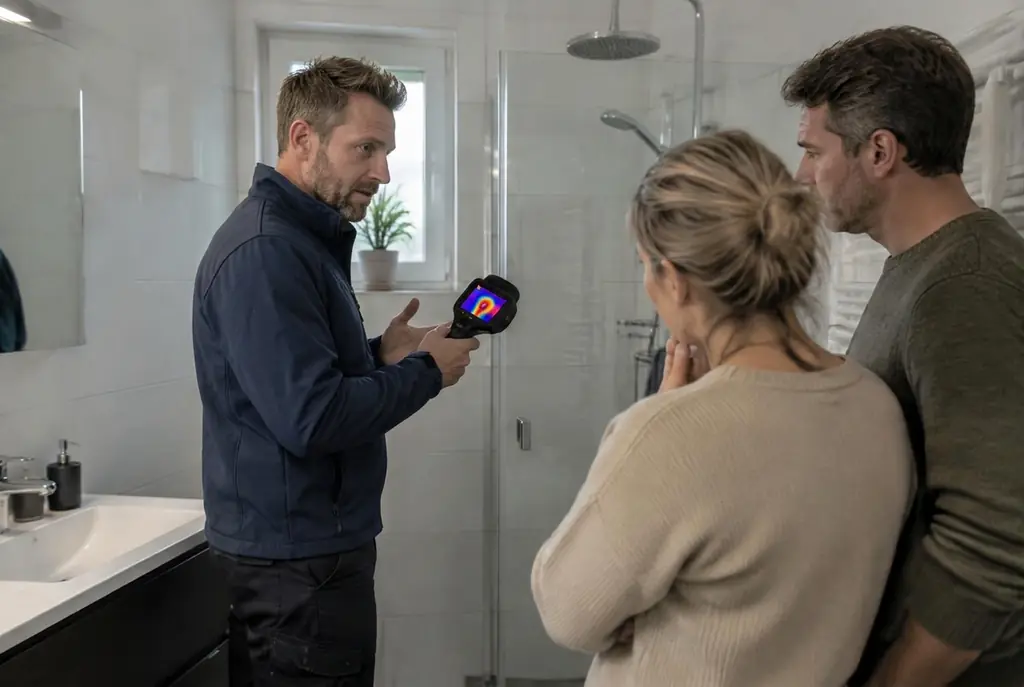 Lekdetectie Hoorn – specialist legt bevindingen uit aan bewoner